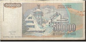 Banknote from Yugoslavia