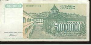 Banknote from Yugoslavia