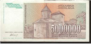 Banknote from Yugoslavia