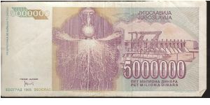 Banknote from Yugoslavia