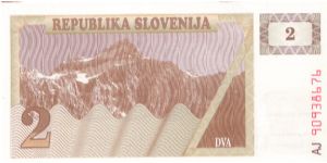 Banknote from Slovenia