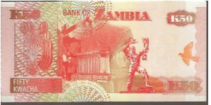 Banknote from Zambia