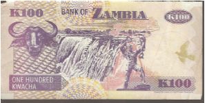 Banknote from Zambia