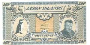 1979 JASON ISLANDS 50 PENCE

*NOTES VALID ONLY TILL DECEMBER 31, 1979* Banknote