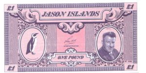 1979 JASON ISLANDS 1 POUND

*NOTES VALID ONLY TILL DECEMBER 31, 1979* Banknote