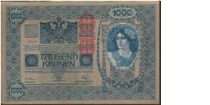 P59 1000 Kronen Banknote