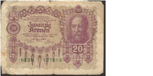 P 76
20 Kronen Banknote