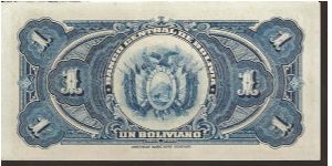 Banknote from Bolivia