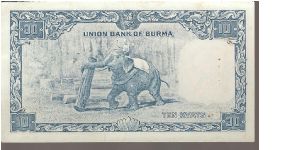 Banknote from Myanmar