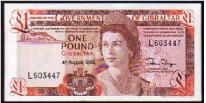 1 Pound
Pk 20
----------- 
04-August-1988
----------- Banknote