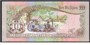 Banknote from Maldives