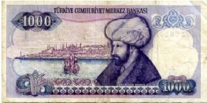 Banknote from Turkey