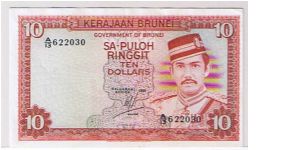 BRUNEI
 $10- 10 RINGGIT Banknote