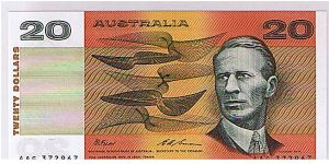 AUSTRALIA RESERVE BANK-
 $5 Banknote