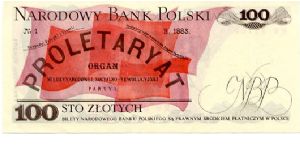 Banknote from Poland