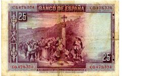 Banknote from Spain