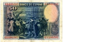 Banknote from Spain