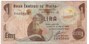 1 LIRA

A/5  602866

P # 34 Banknote