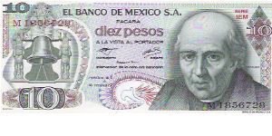 10 PESOS

18-02-1977

M 1856728


P # 63I Banknote