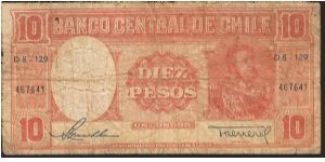 P111
10 Pesos = 1 Condor Banknote