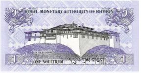 Banknote from Bhutan