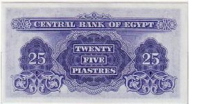 Banknote from Egypt