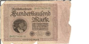 P83
100000 Mark Banknote