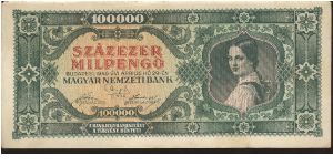 P127
100,000 Pengo Banknote