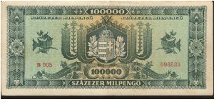 Banknote from Hungary