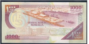 Banknote from Somalia