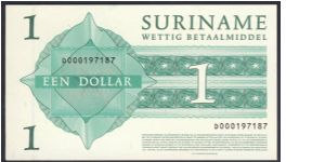 Banknote from Suriname