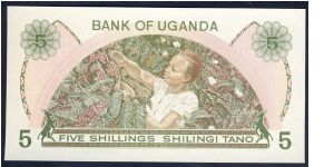 Banknote from Uganda