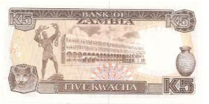 Banknote from Zambia