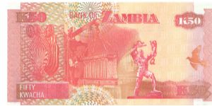 Banknote from Zambia