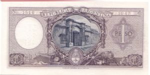 Banknote from Argentina