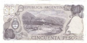 Banknote from Argentina