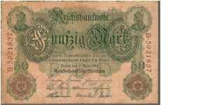 P26
50 Mark Banknote