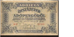P138
50,000 Adopengo Banknote