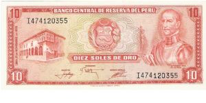 10 soles de oro; November 17, 1976

Thanks De Orc! Banknote