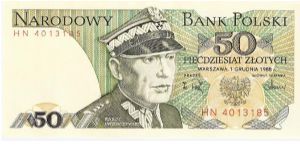 50 zloty; December 1, 1988

Thanks De Orc! Banknote