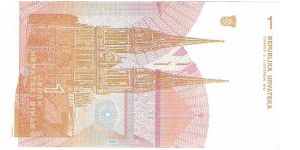 Banknote from Croatia