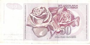 Banknote from Yugoslavia