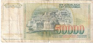 Banknote from Yugoslavia