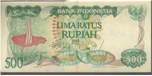 P121
500 Rupiah Banknote