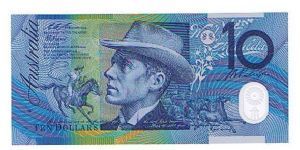 RESERVE BANK OF AUSTRALIA -$10 Banknote