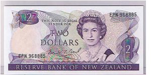 RESRERVE BANK OF NZ- $2.0 Banknote