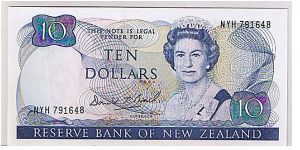 RESERVE BANK OF NZ
$10 Banknote