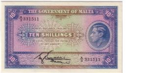 Banknote from Malta