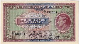 Banknote from Malta