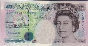BANK OF ENGLAND
 5 POUNDS Banknote